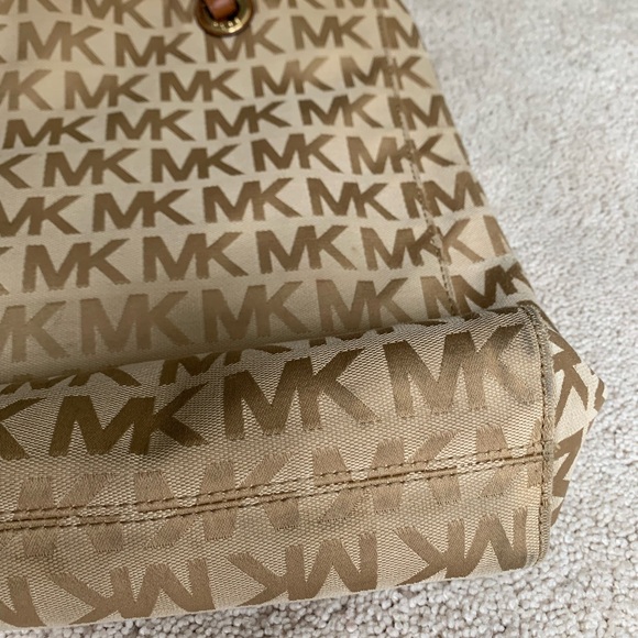 Michael Kors Brown Logo Tote - Picture 6 of 12